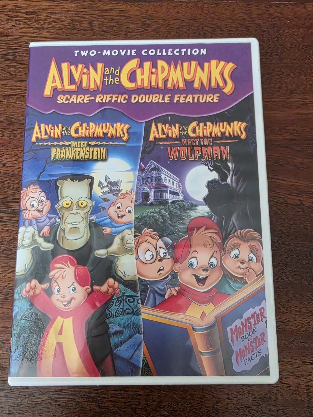 Alvin and the Chipmunks Scare-Riffic Double Feature (DVD, 2008) Frankenstein